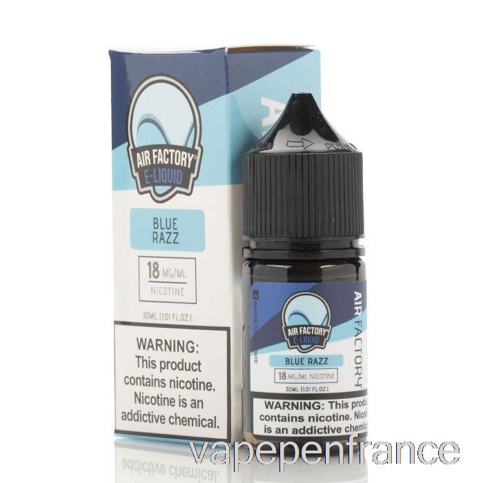 Blue Razz - Sels D'usine D'air - Stylo Vape 30 Ml 18 Mg